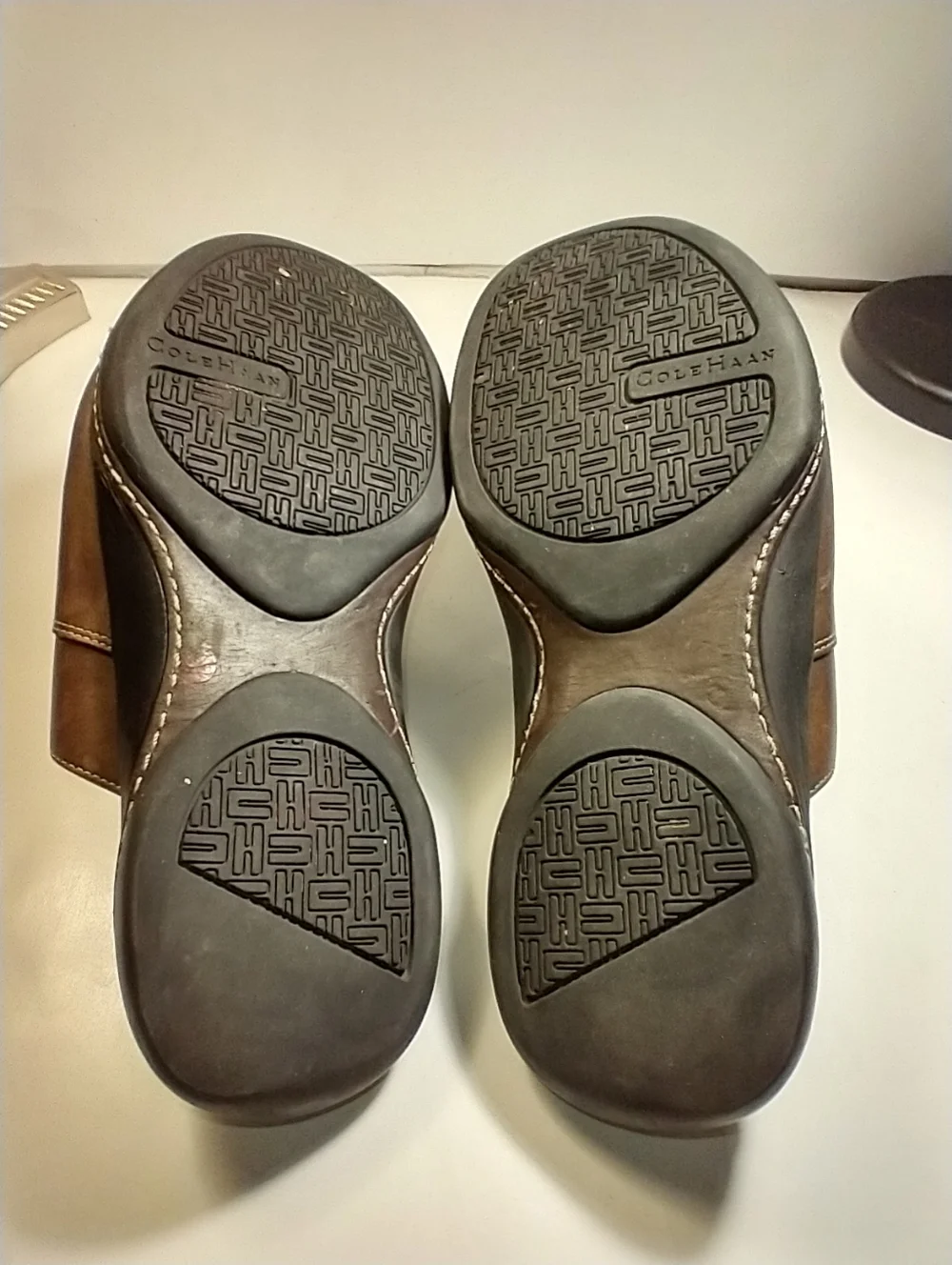 Cole Haan Brown Leather Casual Slide Sandals Men's sz 10.5M. - Picture 9 of 12